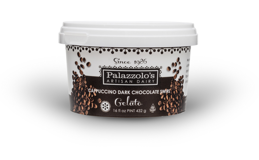 Palazzolo's Artisan Double Dutch Chocolate Gelato Artisan Gelato and Sorbetto Quarts