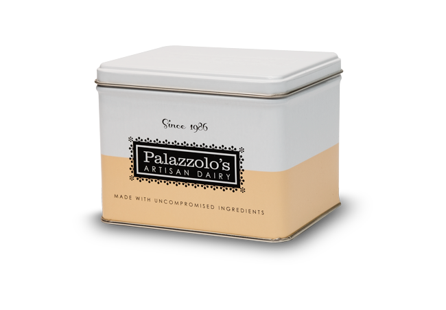 Palazzolo's Artisan Bourbon Caramal Gingersnap Artisan Gelato Artisan Gelato and Sorbetto Tins